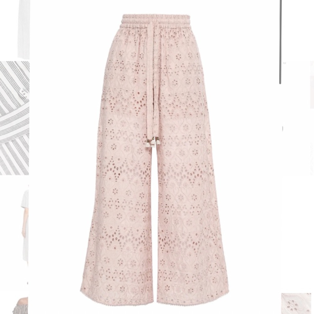 NWT Zimmerman silk-blend pants